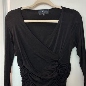 P. Luca Milano Black Women's Top